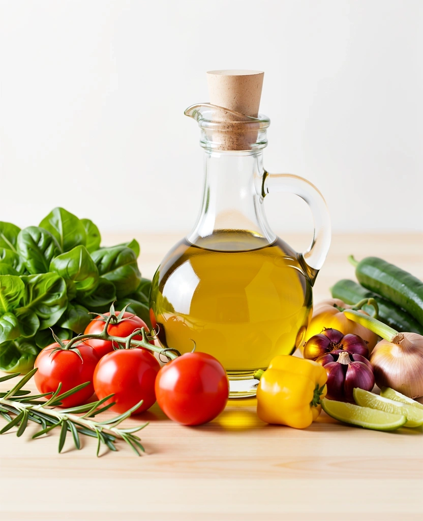 Tuoreita raaka-aineita rinnakkain